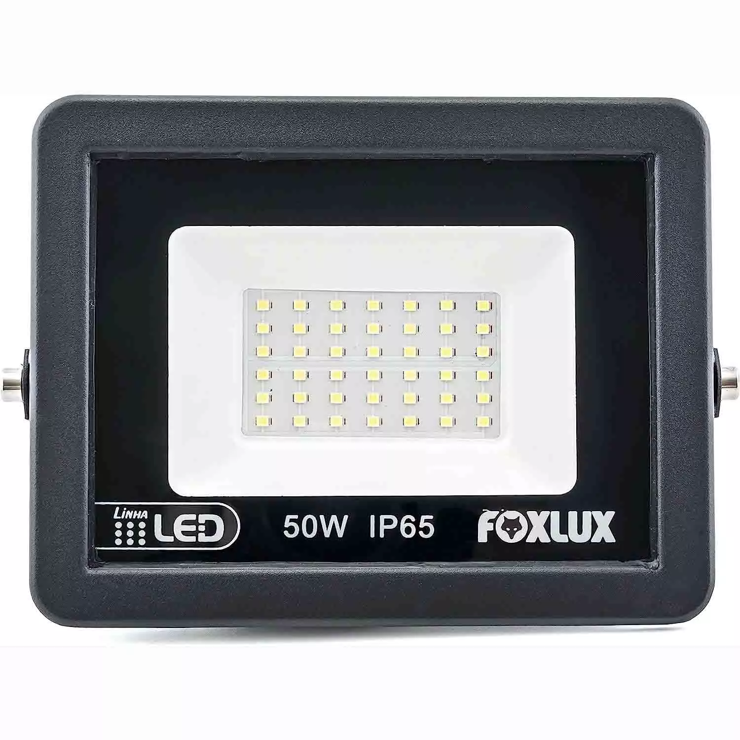 Refletor Led 50W 6500K Preto Bivolt Foxlux